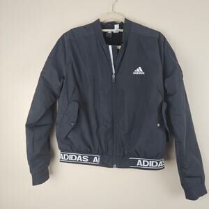 Adidas Fleece Lined Bomber Jacket Size Medium